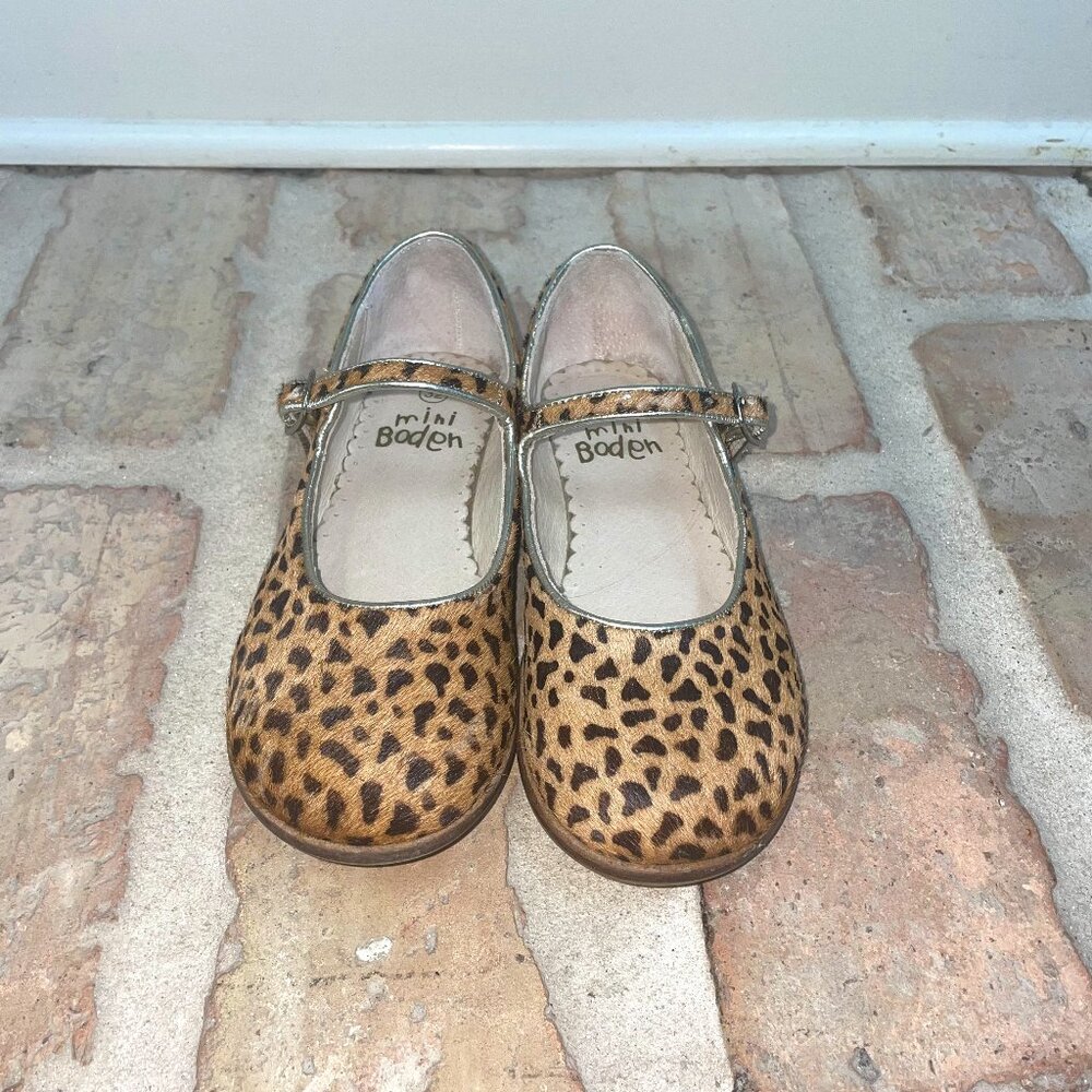 Mini Boden Leopard Ballet Flats
